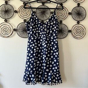 THML Navy Dress with White Accents